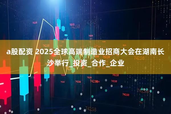 a股配资 2025全球高端制造业招商大会在湖南长沙举行_投资_合作_企业